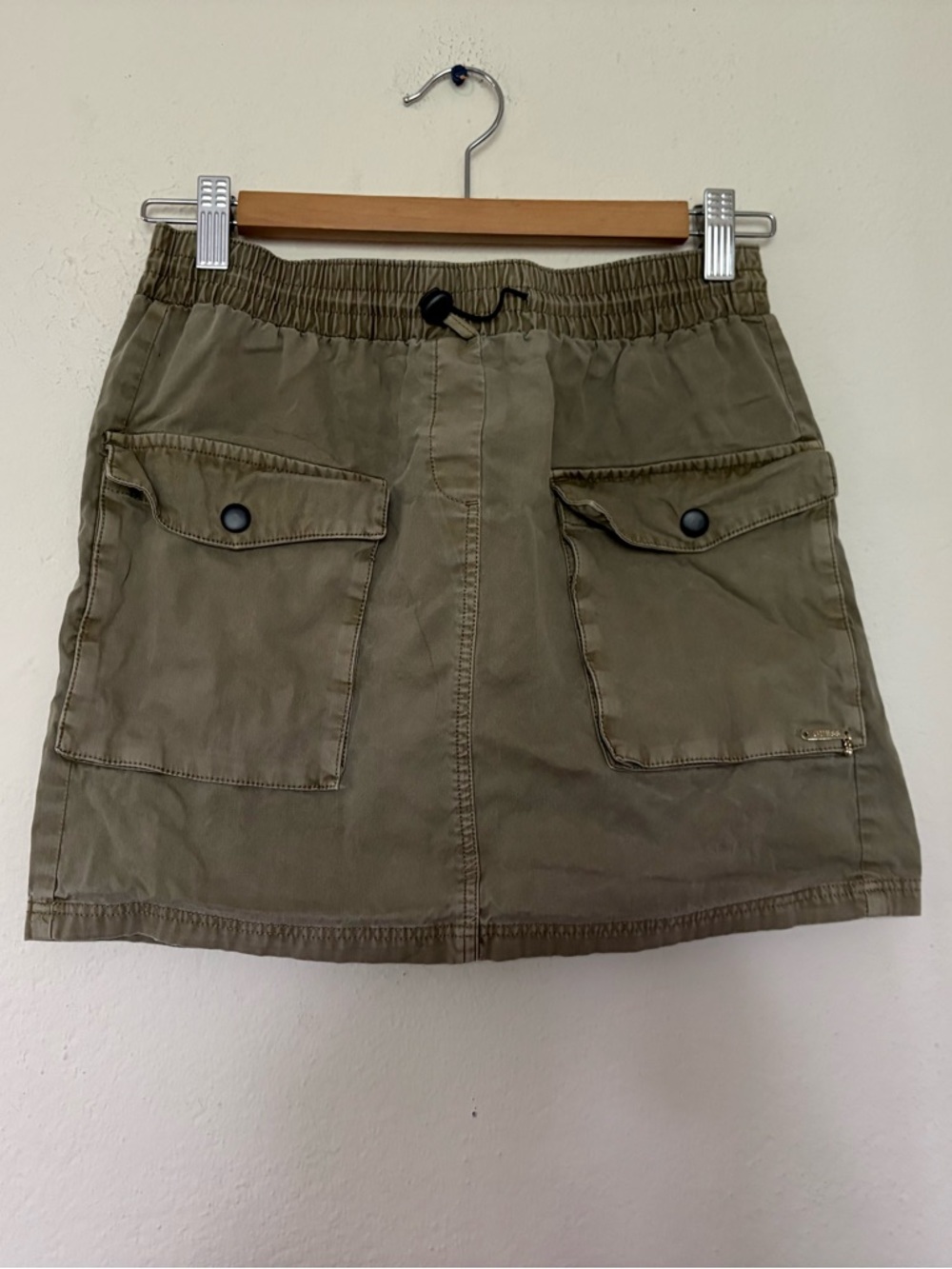 Guess Olive Green Casual Skirt